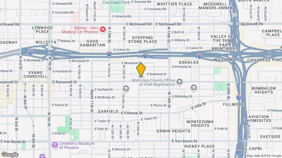 Roosevelt Apartments Map and Location Details