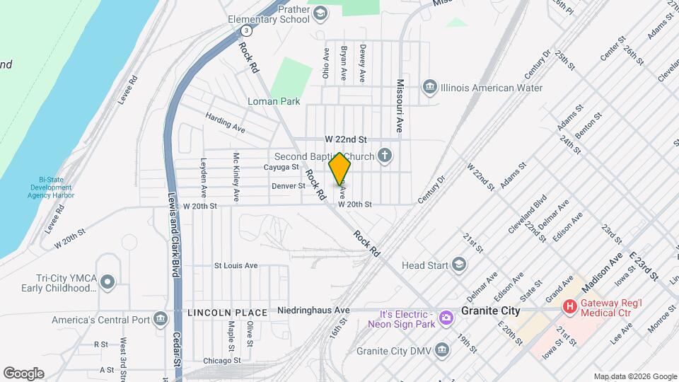 2015 Bryan Ave, Unit 2015 Bryan unit A up Mapa y Detalles de la Ubicación