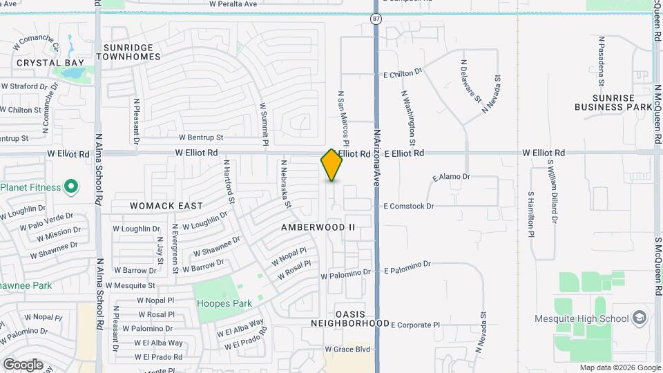 2954 N Oregon St Map and Location Details