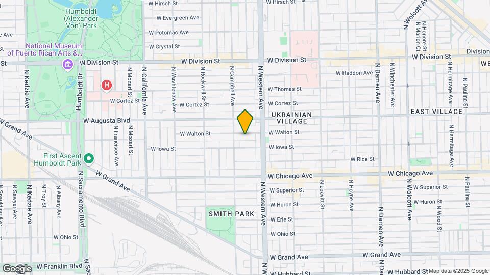 2439 W Walton St Map and Location Details