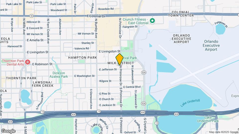 200 N Primrose Dr Map and Location Details