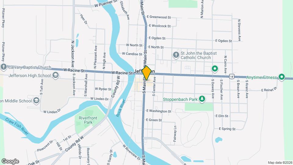 113 E Milwaukee St Map and Location Details