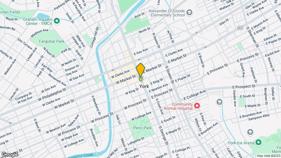 19 S George St, Unit 2A Map and Location Details