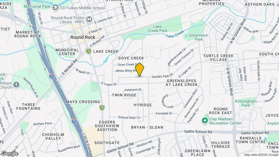 607 Garden Path Dr Map and Location Details