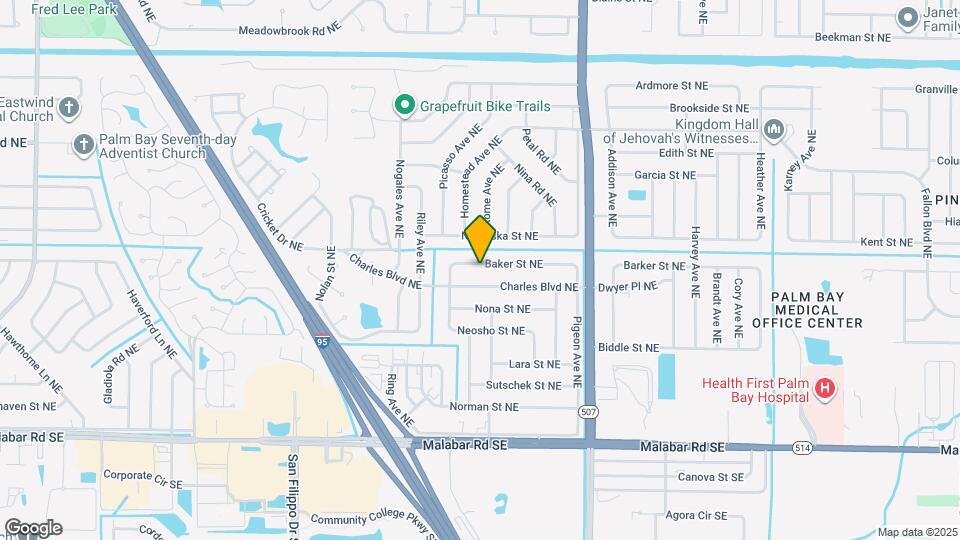 1552 Baker St NE Map and Location Details