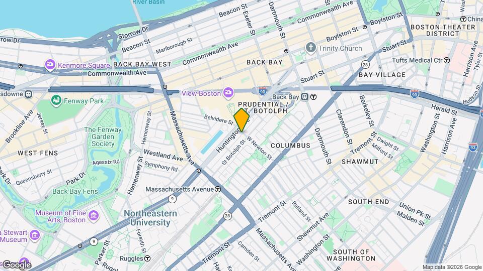 258 W Newton St, Unit 259 West Newton, #9 Map and Location Details