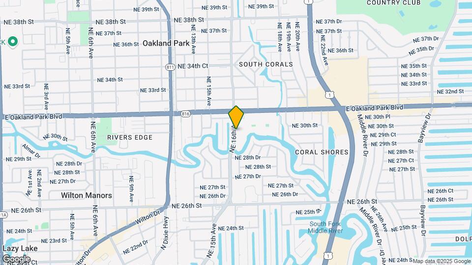 2970 NE 16th Ave, Unit 111 Map and Location Details