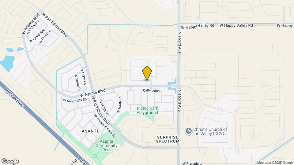 16503 W Alameda Rd Map and Location Details