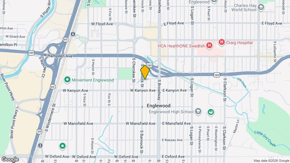 3600 S Bannock St Map and Location Details