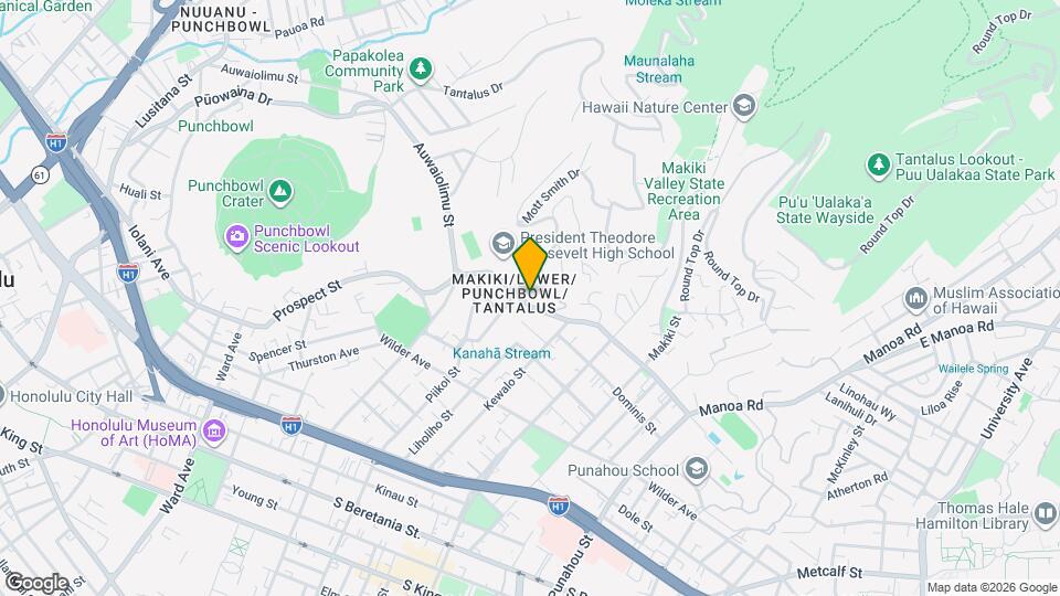 1214 Nehoa St Map and Location Details