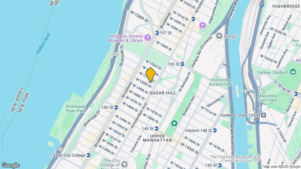 501 W 150th St Map and Location Details