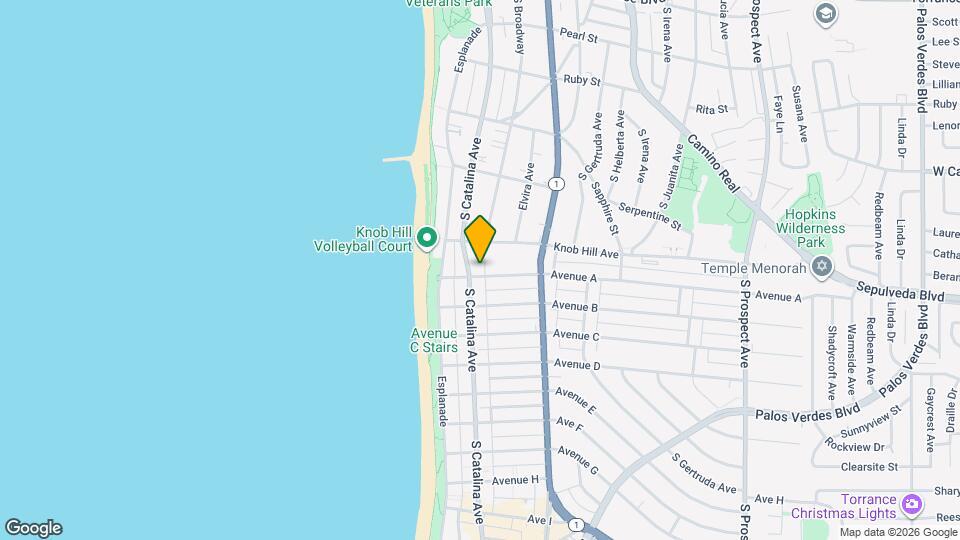 816 S Catalina Ave Map and Location Details