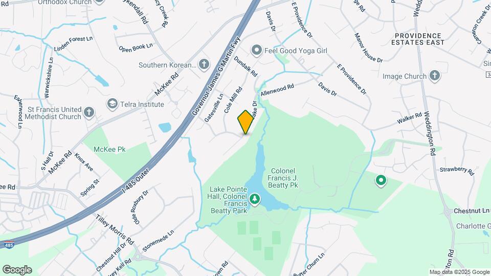 6304 Falls Lake Dr Map and Location Details