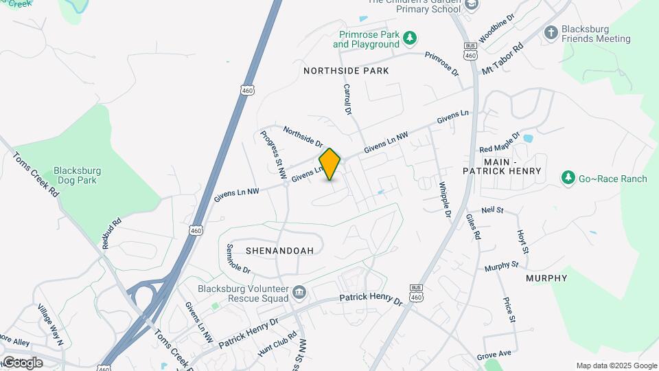 1 Givens Ln Mapa y Detalles de la Ubicación