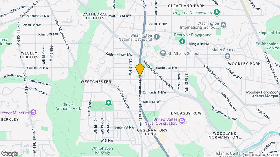 2800 Wisconsin Ave NW Map and Location Details