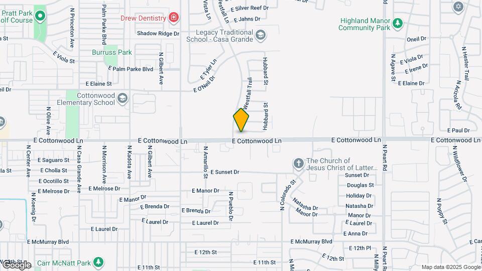 1617 N Westfall Trl Map and Location Details