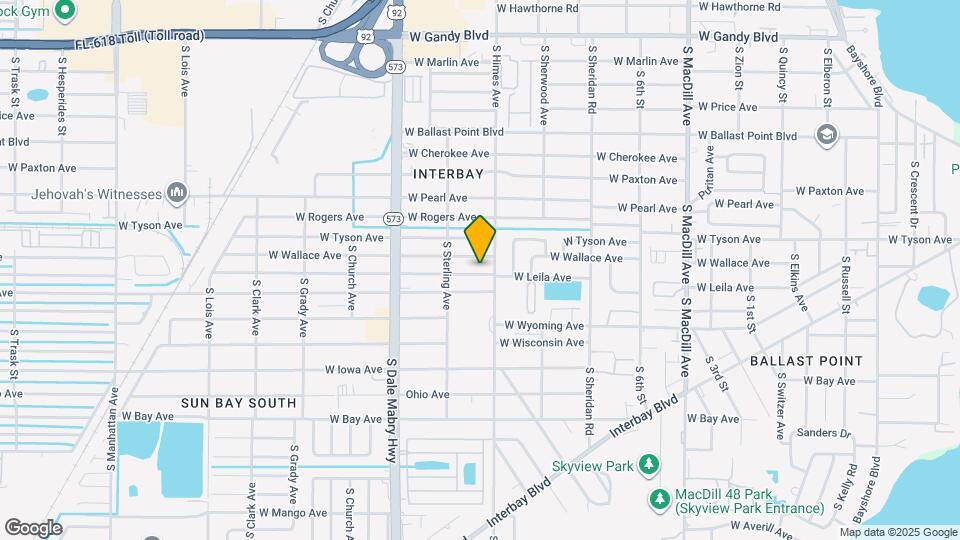 3605 W Leila Ave Map and Location Details