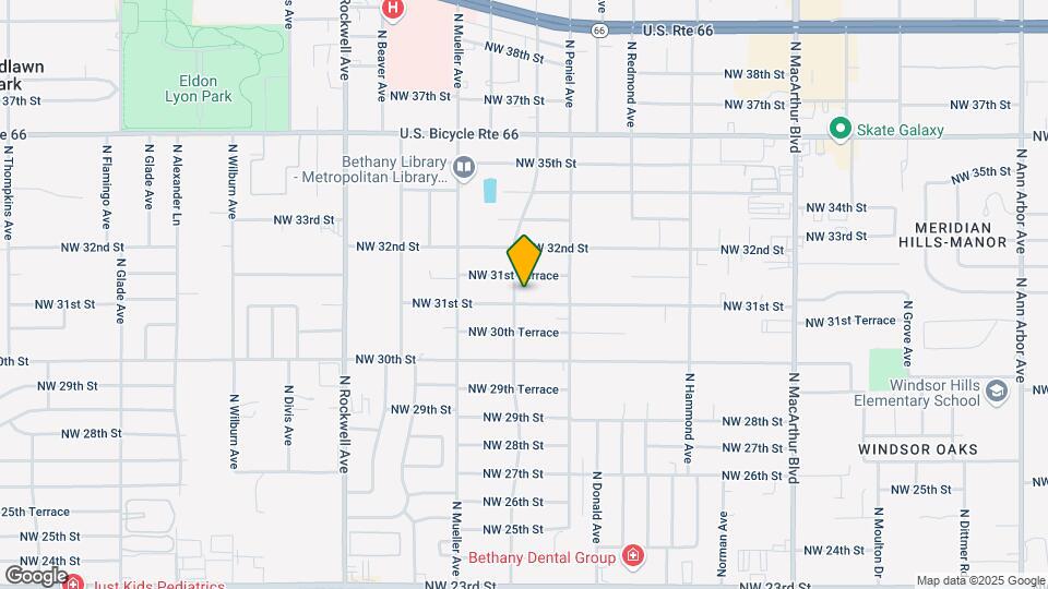 6617 NW 31st St Map and Location Details