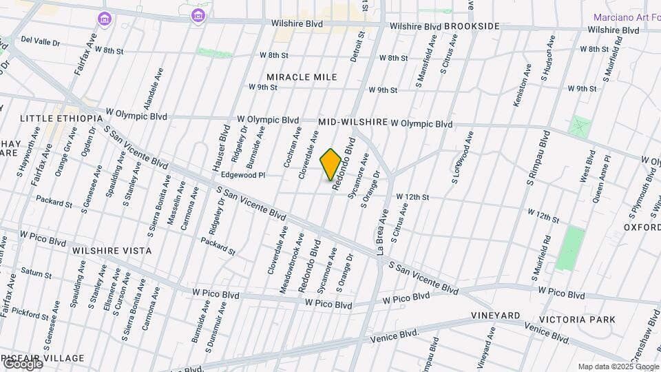 1129 S Redondo Blvd Map and Location Details