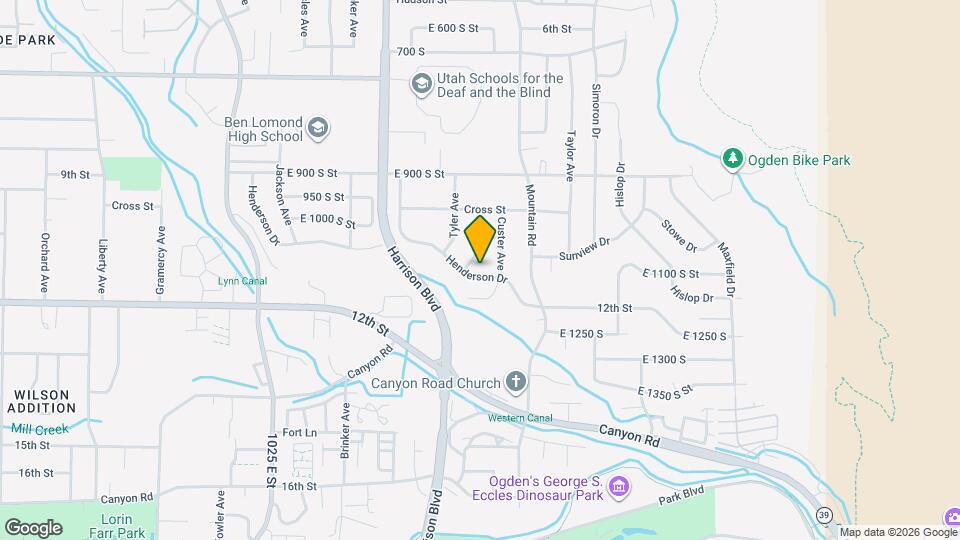 1334 Henderson Dr Map and Location Details