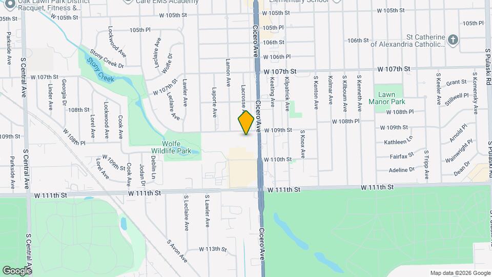 4819 W 109th St Map and Location Details