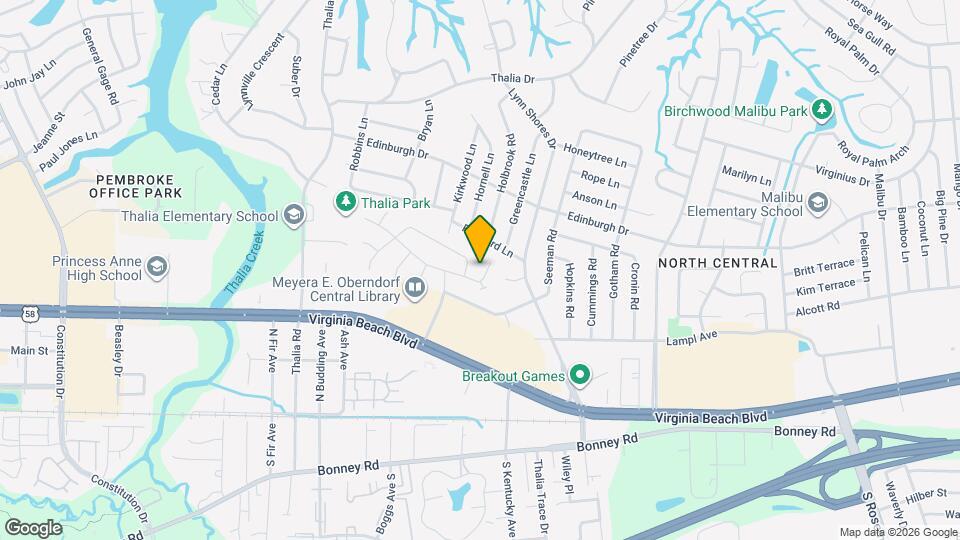 3914 Wyckoff Dr Map and Location Details