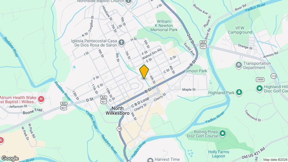 609 C St Map and Location Details