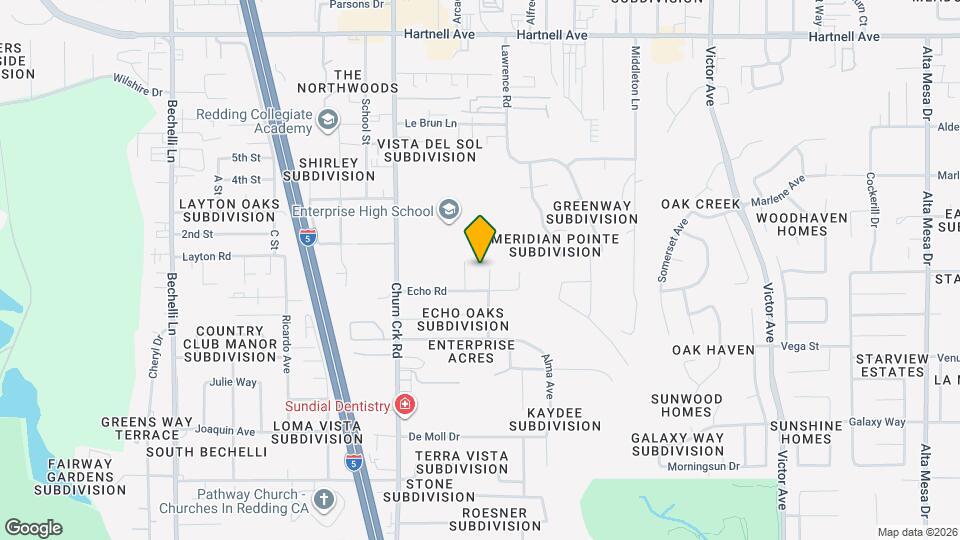 3434 Odin Ct Map and Location Details