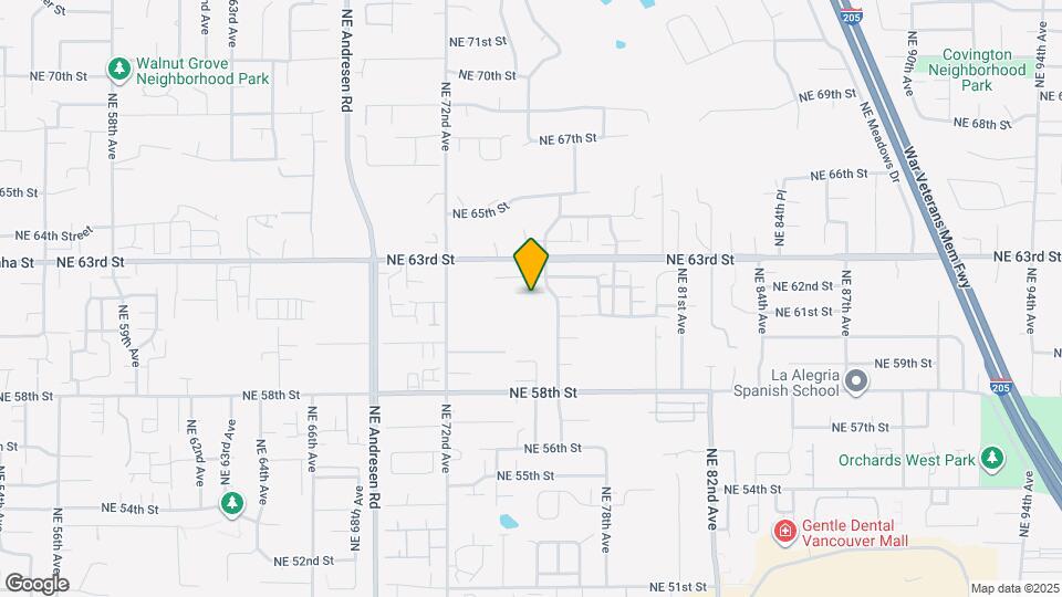 7503 NE 61st Way Map and Location Details