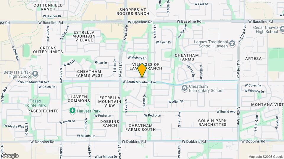 4927 W Magdalena Ln Map and Location Details