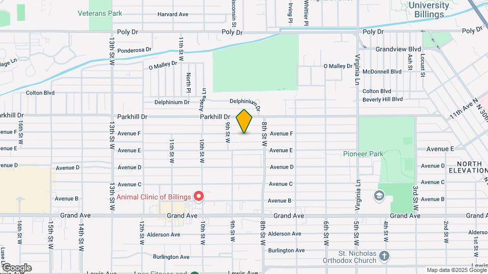834 Avenue F Map and Location Details
