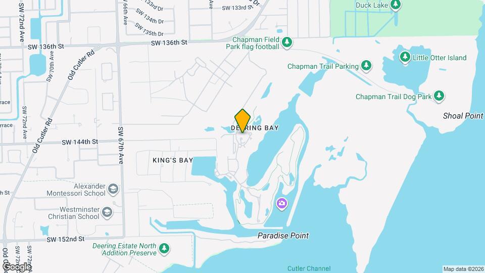 13621 Deering Bay Dr Map and Location Details