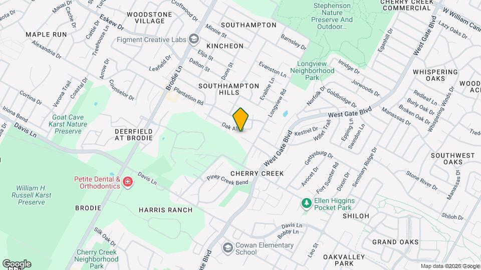 3116 Sacbe Cove Map and Location Details