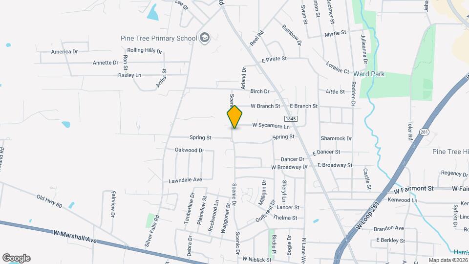 1302 Scenic Dr Mapa y Detalles de la Ubicación