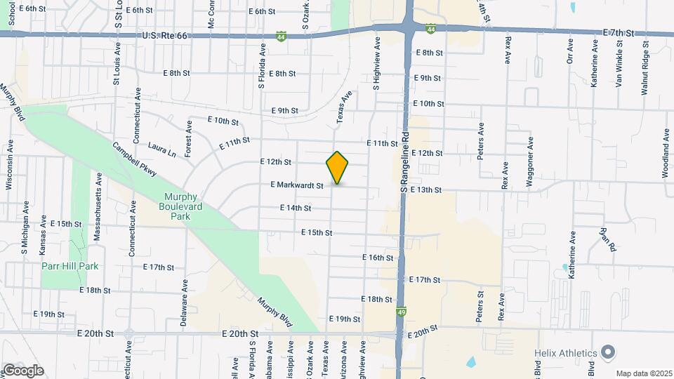 2802 E 13th St Map and Location Details