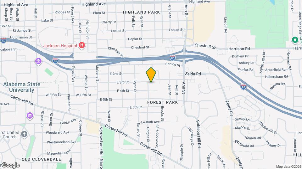 1707 Owens St Map and Location Details