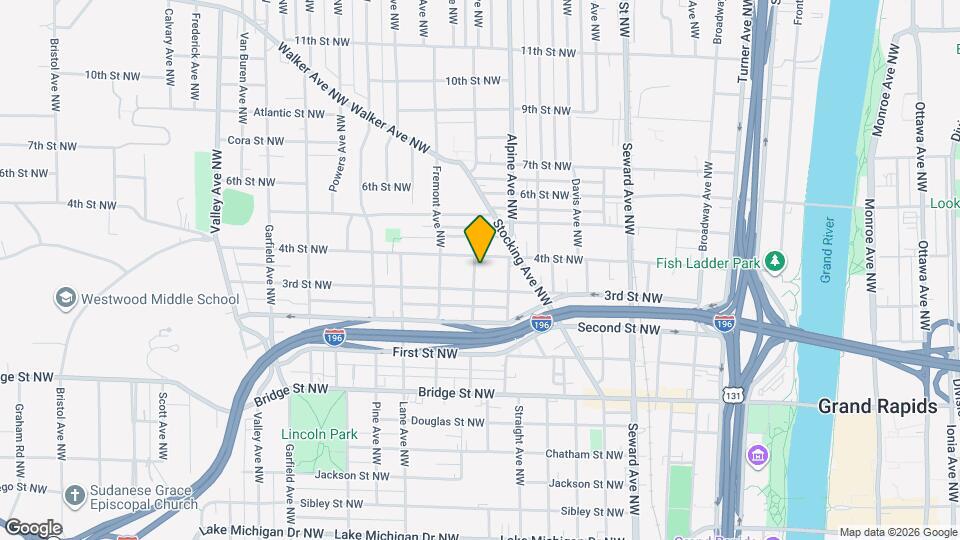 618 Pettibone Ave NW, Unit 1 Map and Location Details