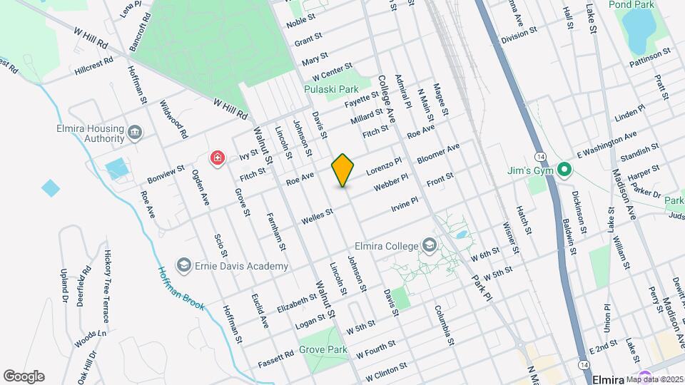 955 Davis St Map and Location Details