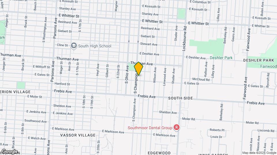 1364 S Champion Ave, Unit 1364 S Champion Map and Location Details