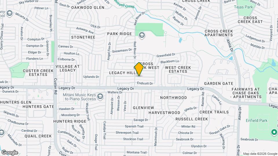 1616 Falmouth Dr Map and Location Details