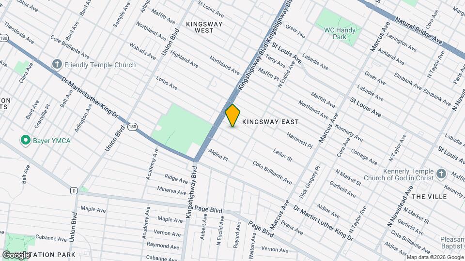 4947 Cote Brilliante Ave, Unit 4947 #1 Map and Location Details