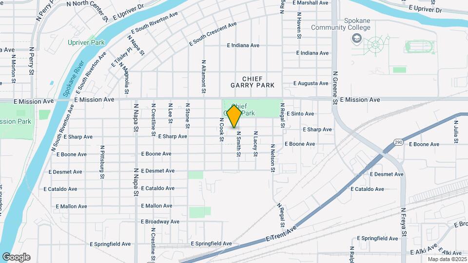 2521-2523 E Sharp Ave Map and Location Details