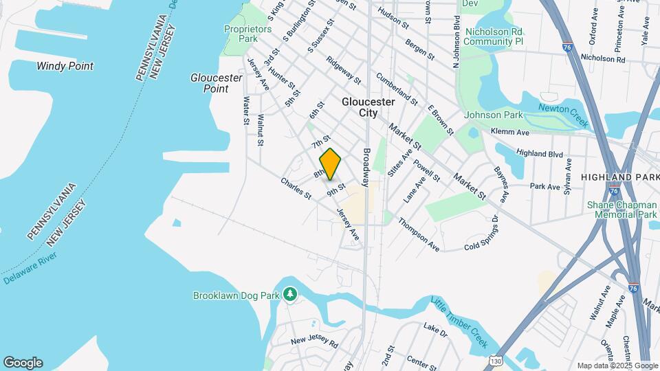825 Jersey Ave Map and Location Details
