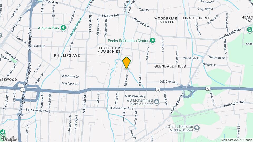 829 Holt Ave Map and Location Details