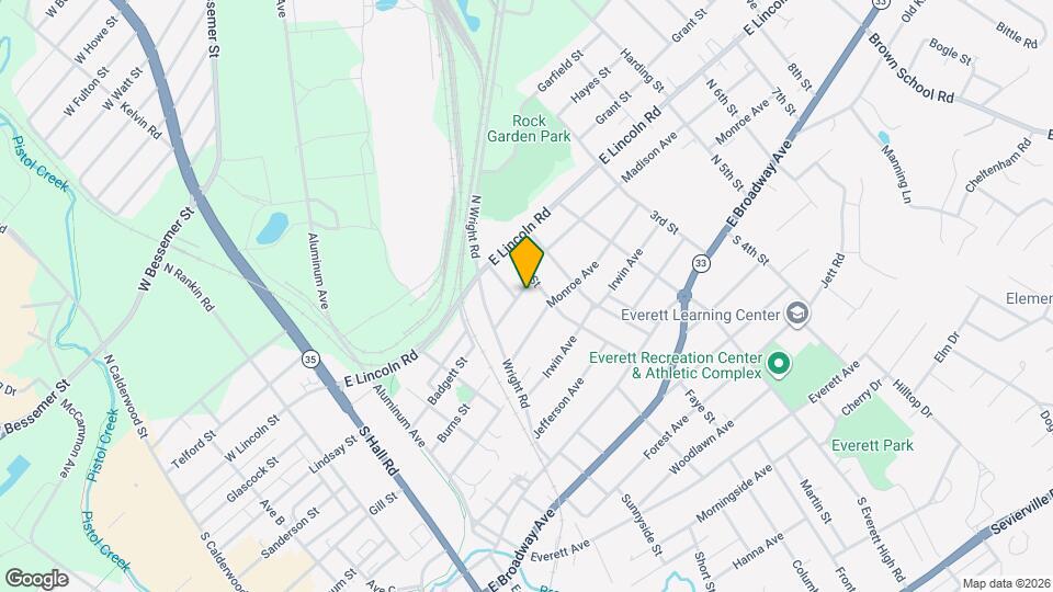 1306 Madison Ave Map and Location Details