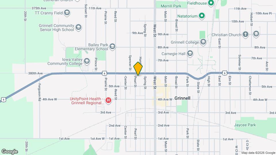 1024 Pearl St Map and Location Details