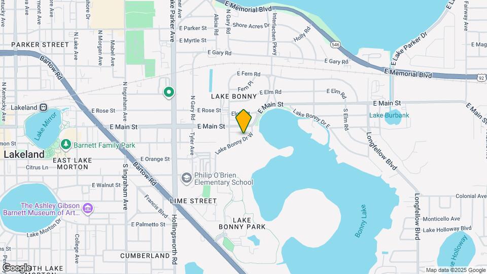 1438 Lake Bonny Dr W Map and Location Details