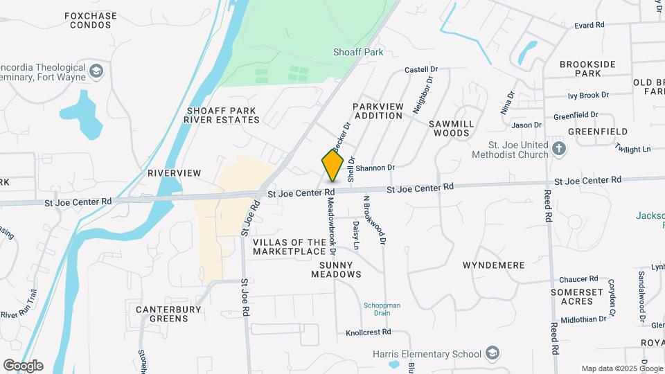 3705 St Joe Center Rd Map and Location Details
