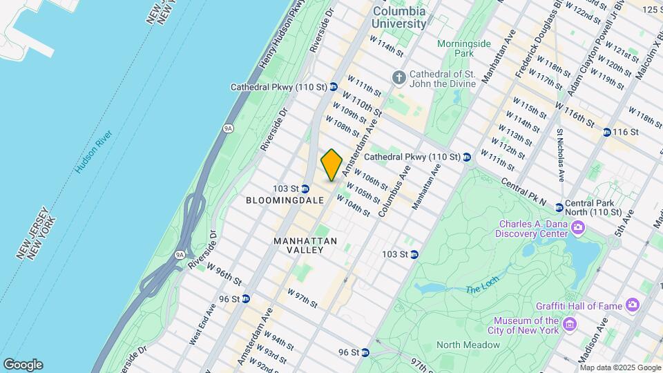 906 Amsterdam Ave Map and Location Details
