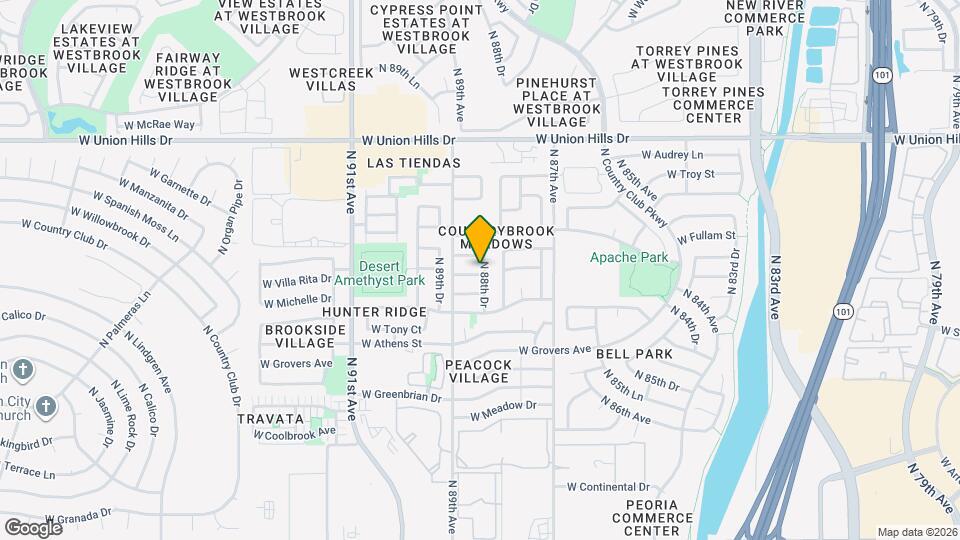 8834 W Michelle Dr Map and Location Details